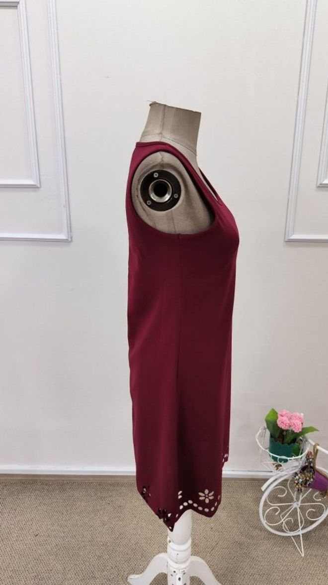 Janes Claret Red Dress Wholesale Clothing Sexy