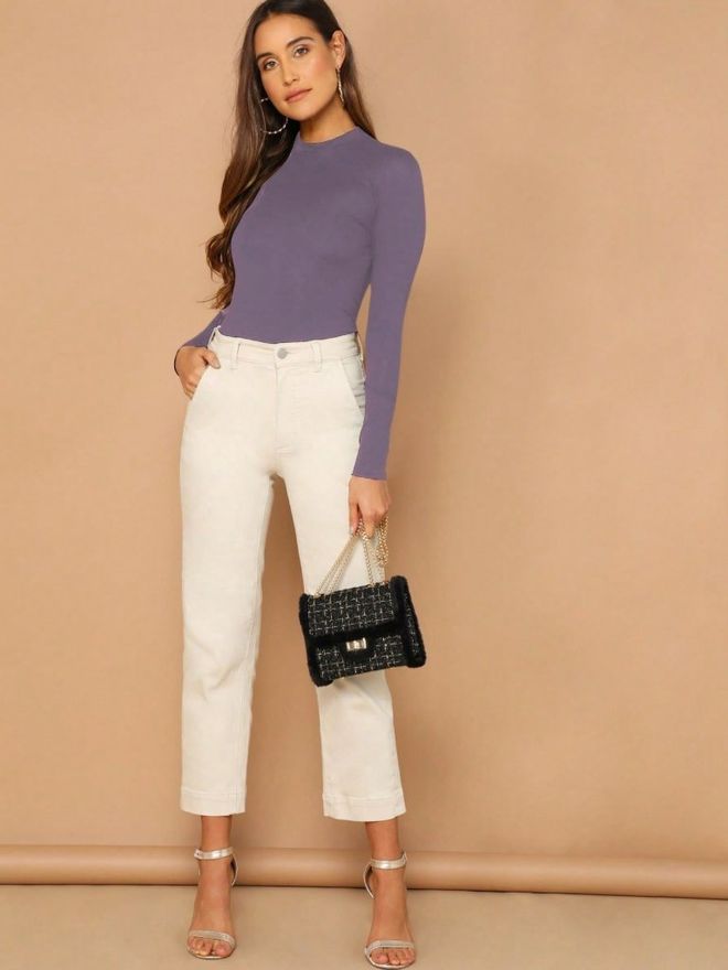 Janes Blouse Purple Wholesale Clothing Work