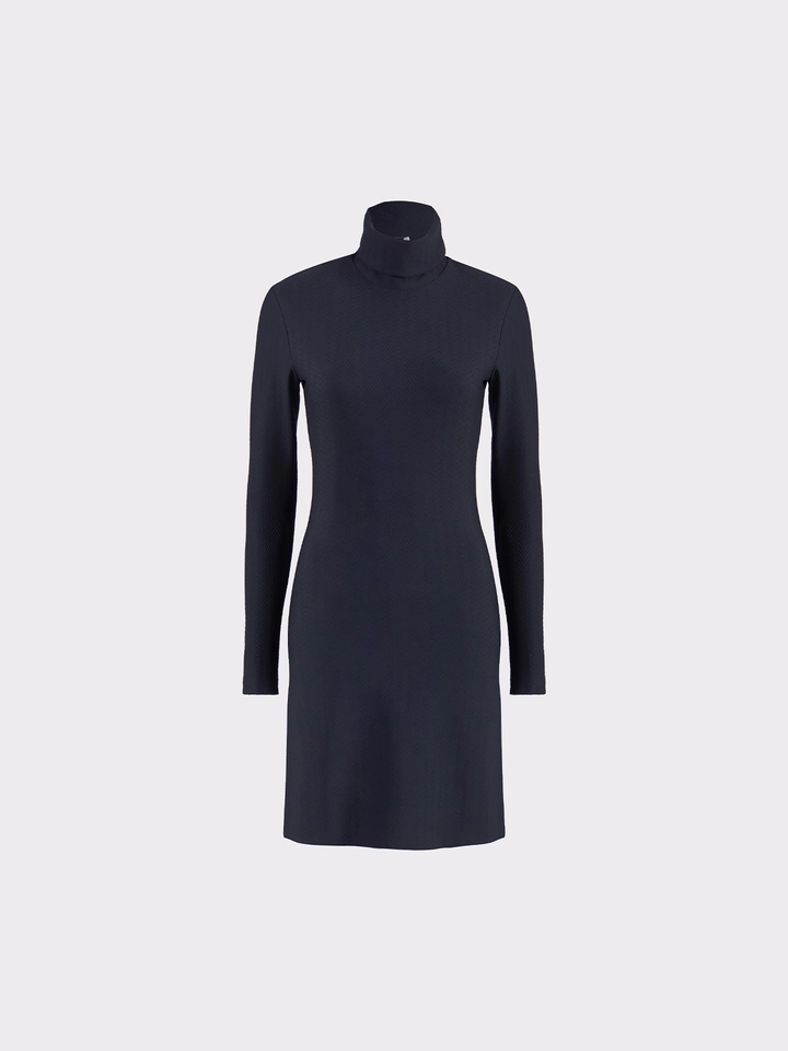 Un model de îmbrăcăminte angro poartă jst10242-dress-navy-blue, turcesc angro Rochie de Juste