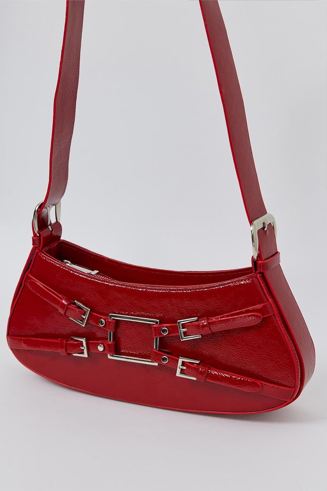 Kadriye Baştürk Bolso Baguette Rojo Ropa al por mayor Primavera