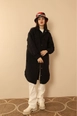 Un model de îmbrăcăminte angro poartă kam10490-shirt-black, turcesc angro  de 