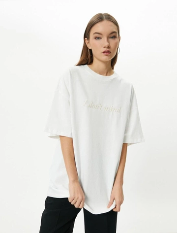 KOTON Basic Oversize T-Shirt Crew Neck Short Sleeve 2024, Buy KOTON Online