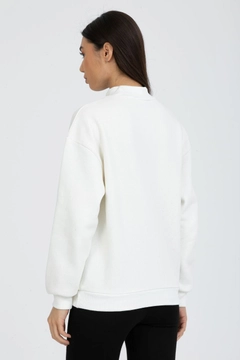 Veľkoobchodný model oblečenia nosí 37298 - 90's Girl Design Sweatshirt, turecký veľkoobchodný Mikina od Kuxo