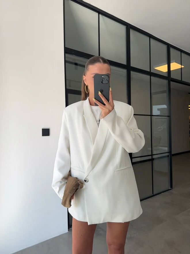 Ilia Giacca Ecru Abbigliamento all'ingrosso Formale