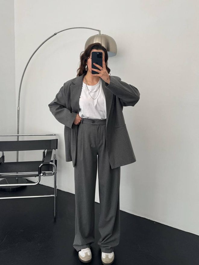 Ilia Set Antraciet Groothandel Kleding Elegant