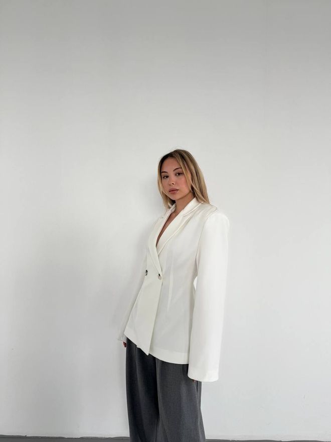 Ilia Jacket Ecru Wholesale Clothing 2