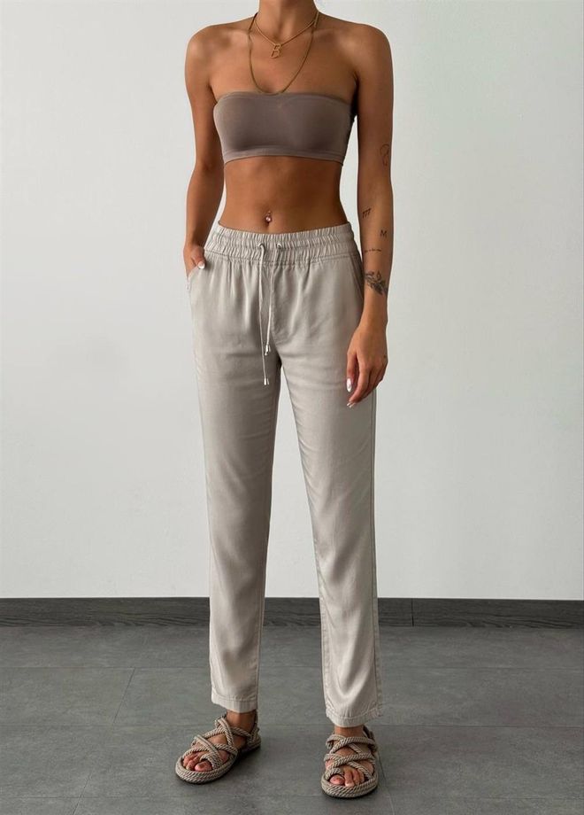 LACARINO Pantaloni Jean Stone Con Gamba A Mezza Gamba Elastica In Vita Abbigliamento all'ingrosso Casuale