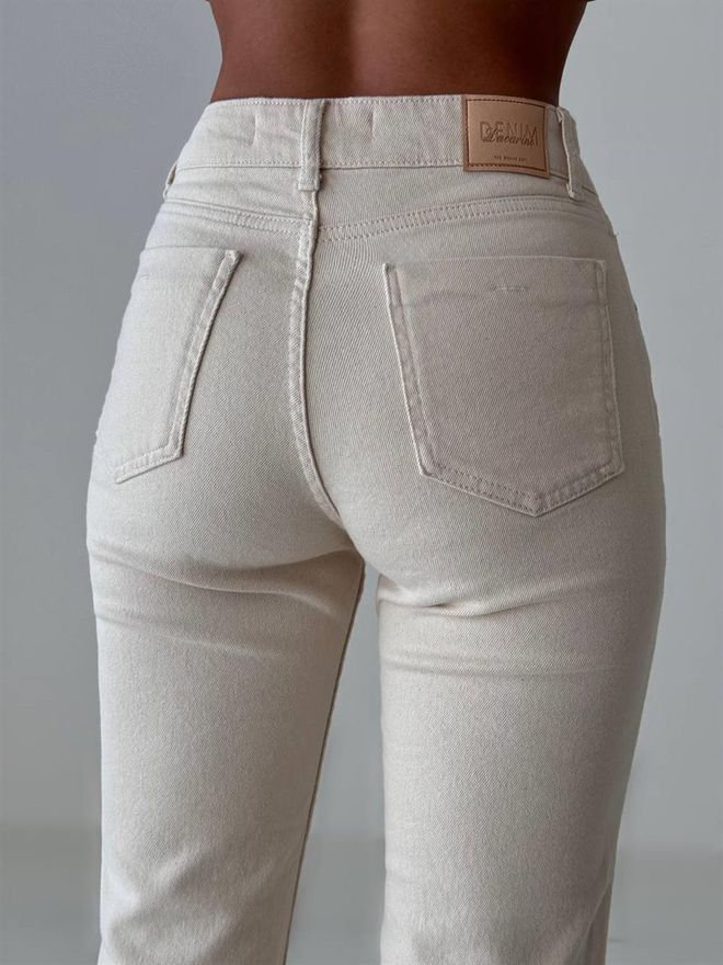 LACARINO Calça Jeans Mini Flare Natural Roupas por atacado Verão