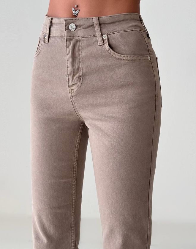 LACARINO Mini Flare Mink Jean Trousers Wholesale Clothing Casual