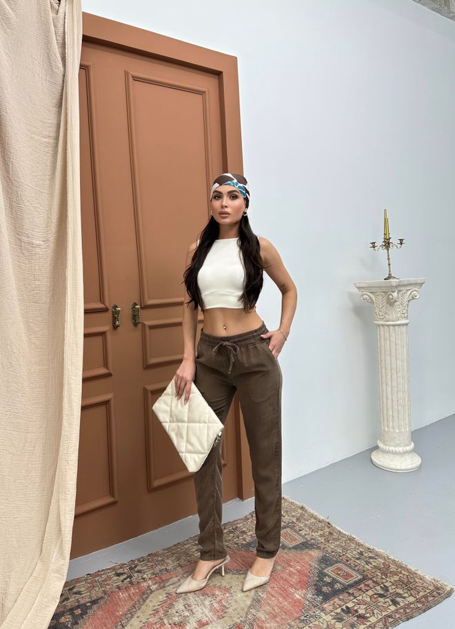 LACARINO Pantaloni Da Jogging Da Donna Con Gamba Sottile In Vita Elasticizzata Abbigliamento all'ingrosso Casuale