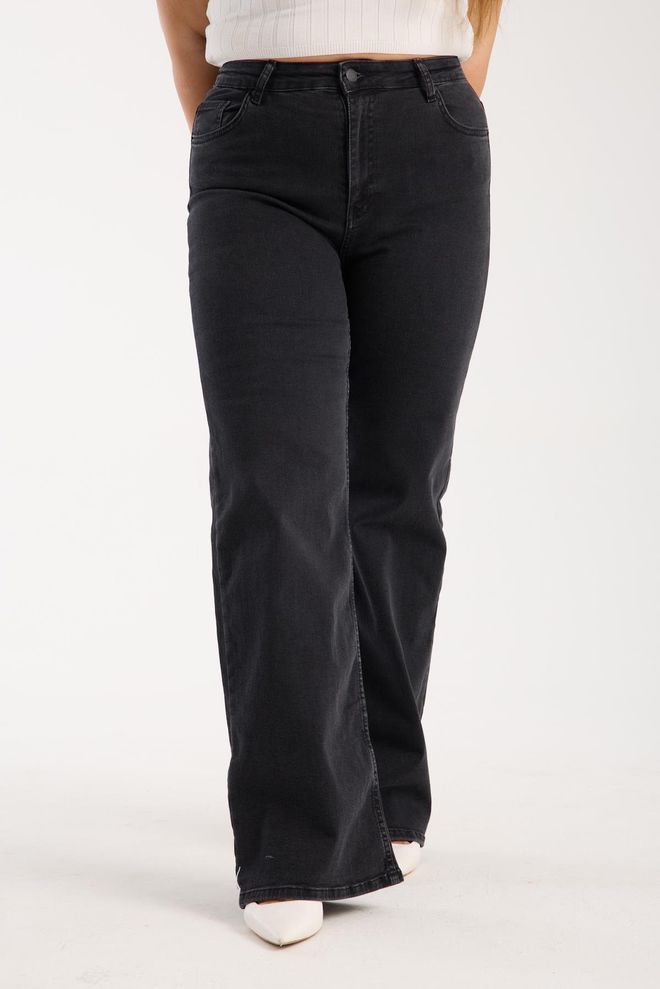 LACARINO Black Jeans Casual Plus Size Mom Style Wholesale Clothing Spring