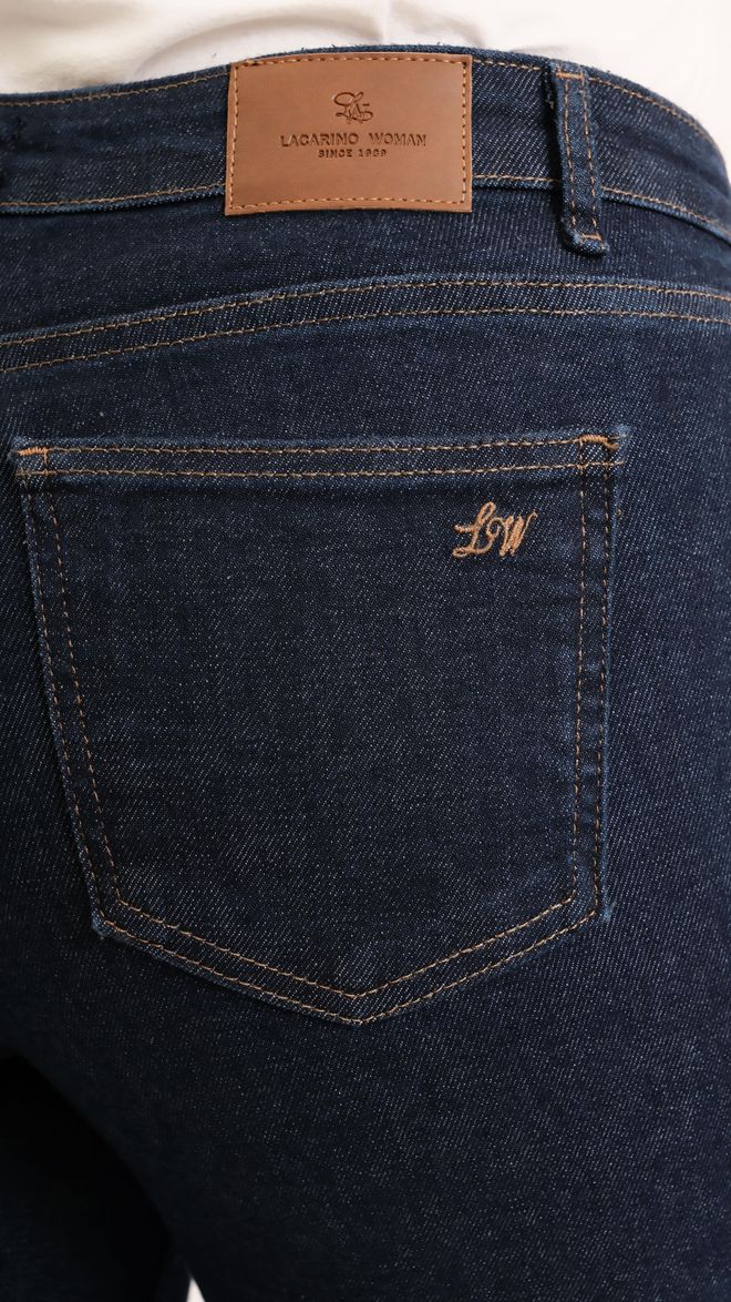 LACARINO Blue Casual Plus Size Mom Jeans With Flare Leg Wholesale Clothing Spring