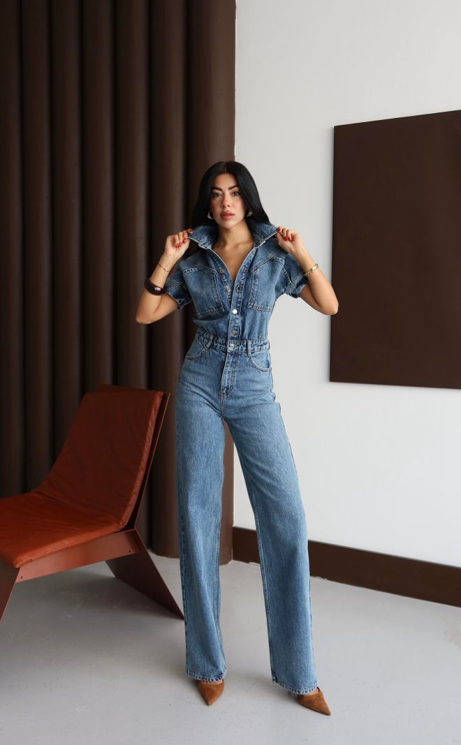 LACARINO Μπλε Κομψό Φόρεμα Μήκους Δαπέδου Με Σαλβάρι Χονδρικό εμπόριο ενδυμάτων 1