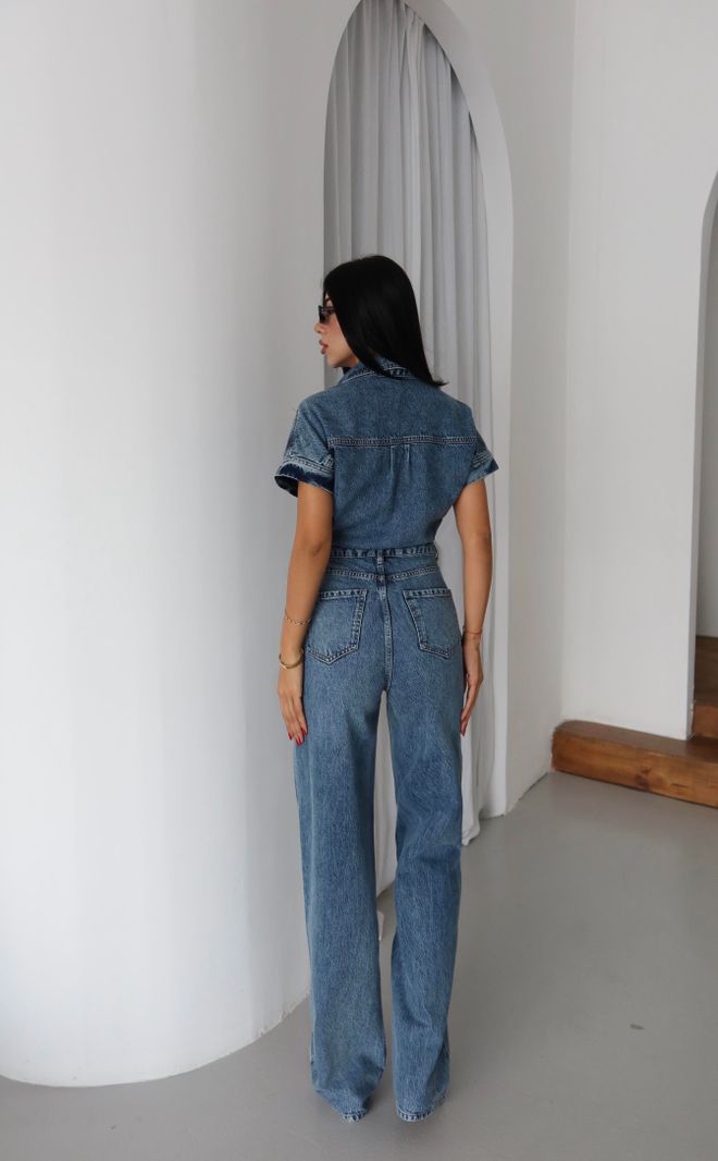 LACARINO Μπλε Κομψό Φόρεμα Μήκους Δαπέδου Με Σαλβάρι Χονδρικό εμπόριο ενδυμάτων Κοκτέιλ