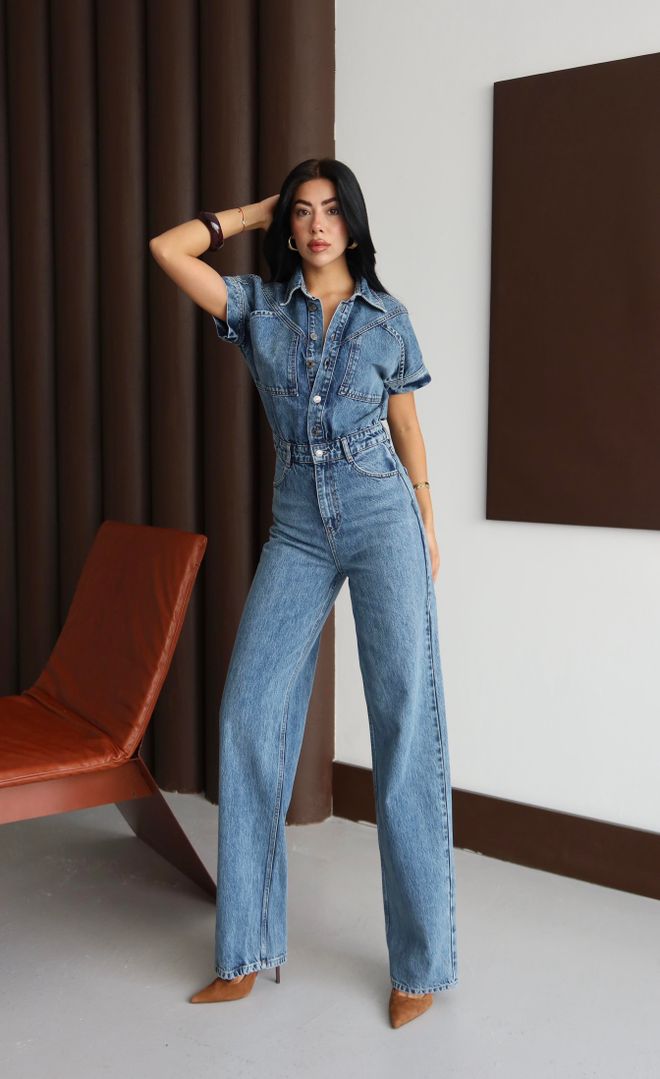 LACARINO Μπλε Κομψό Φόρεμα Μήκους Δαπέδου Με Σαλβάρι Χονδρικό εμπόριο ενδυμάτων Εργασία