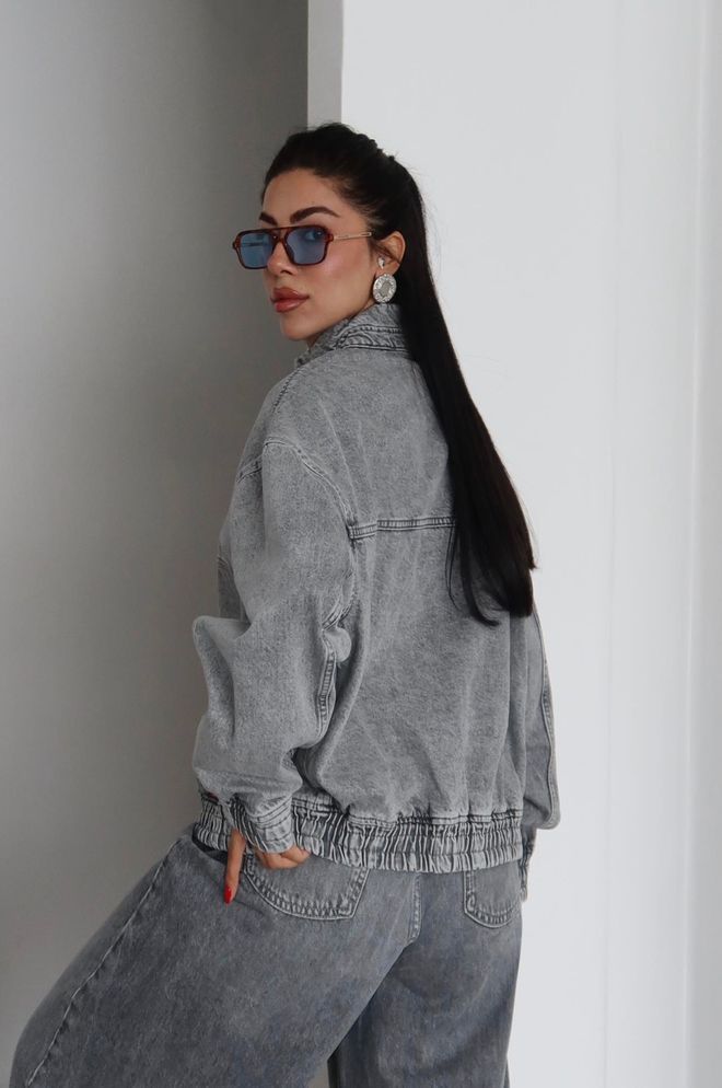 LACARINO Серый Повседневный Оверсайз Жилет С Наклонным Карманом И Застежкой На Молнию Обычной Длины Оптовая продажа одежды Виды спорта