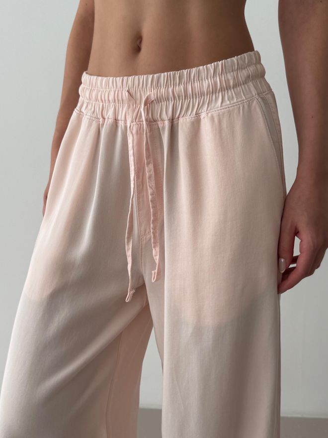 LACARINO Pink Palazzo Pants Wholesale Clothing Spring