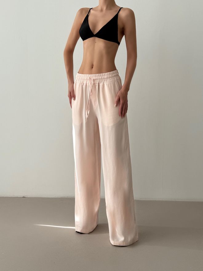 LACARINO Pink Palazzo Pants Wholesale Clothing Lounge