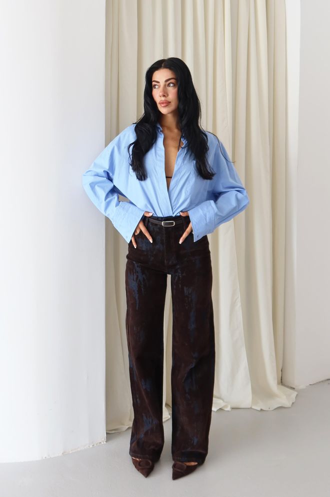 LACARINO Jean Noir Taille Haute Évasé Jambe Large Black Jeans High Waist Bootcut Wide Leg Vêtements en gros Décontracté