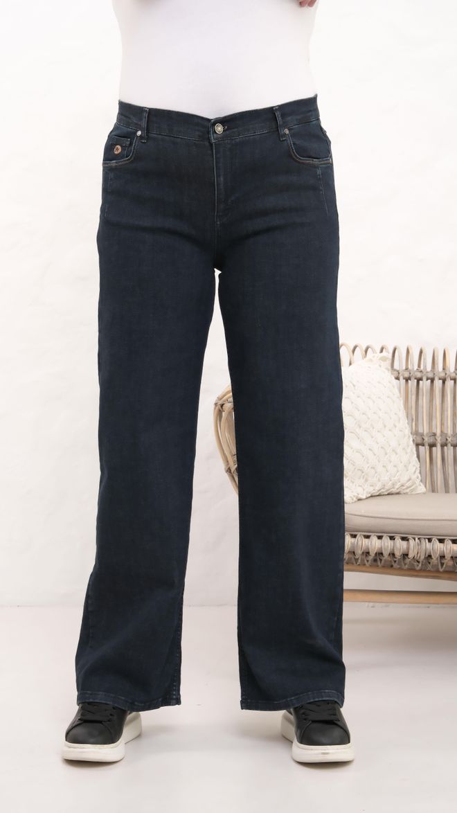 LACARINO Blue Casual Plus Size Mom Jeans Wholesale Clothing Casual