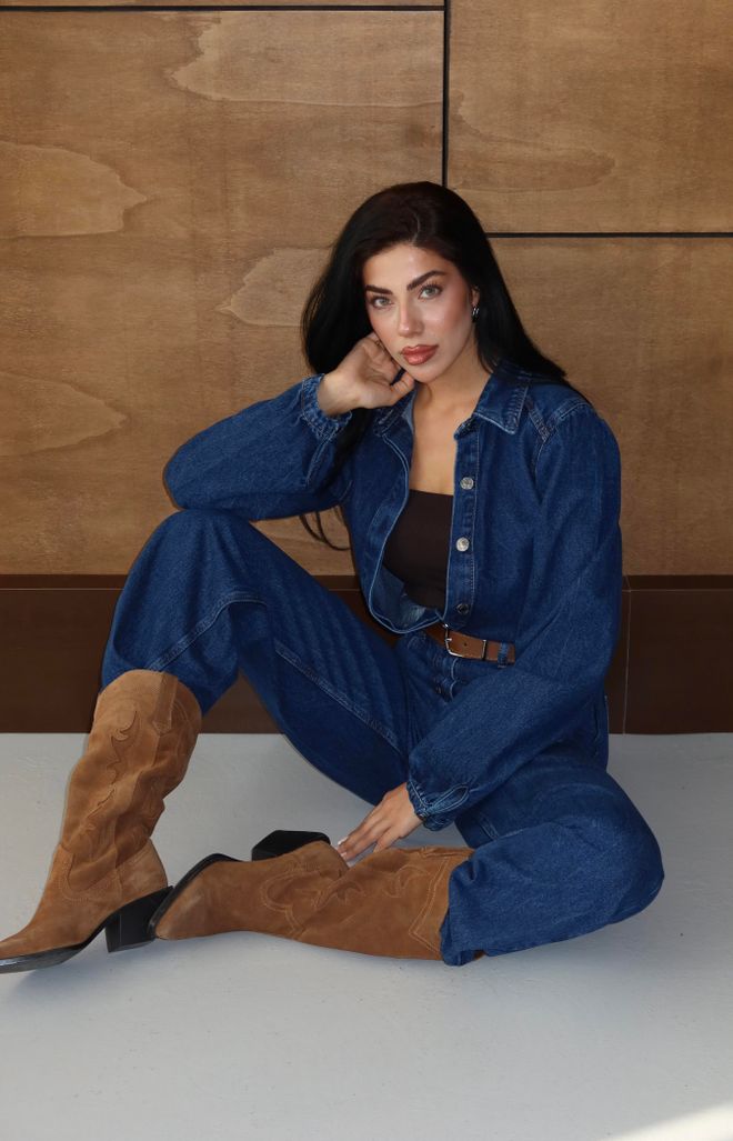 LACARINO Синий Повседневный Комбинезон С Карманом С Клапаном И Застежкой На Пуговицы Оптовая продажа одежды Работа