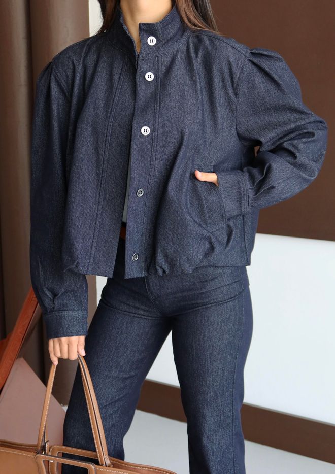 LACARINO Azul Marino Elegante Blazer De Un Solo Pecho Chaqueta Ropa al por mayor Primavera