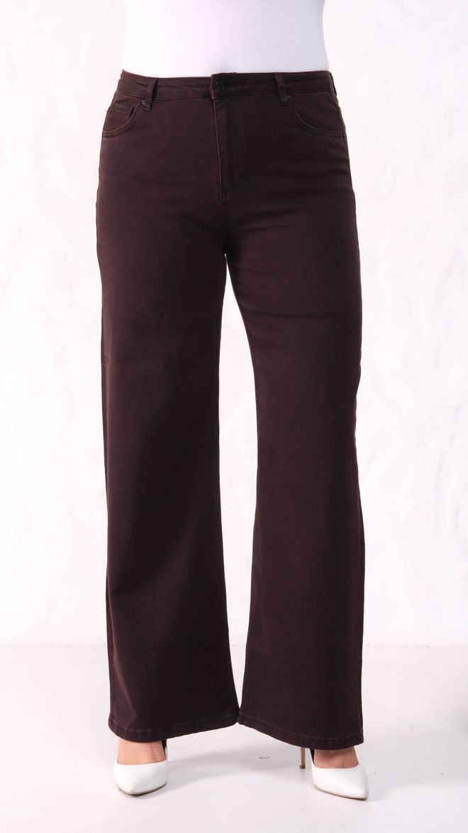 LACARINO Claret Red Plus Size Casual Jeans Wholesale Clothing Casual