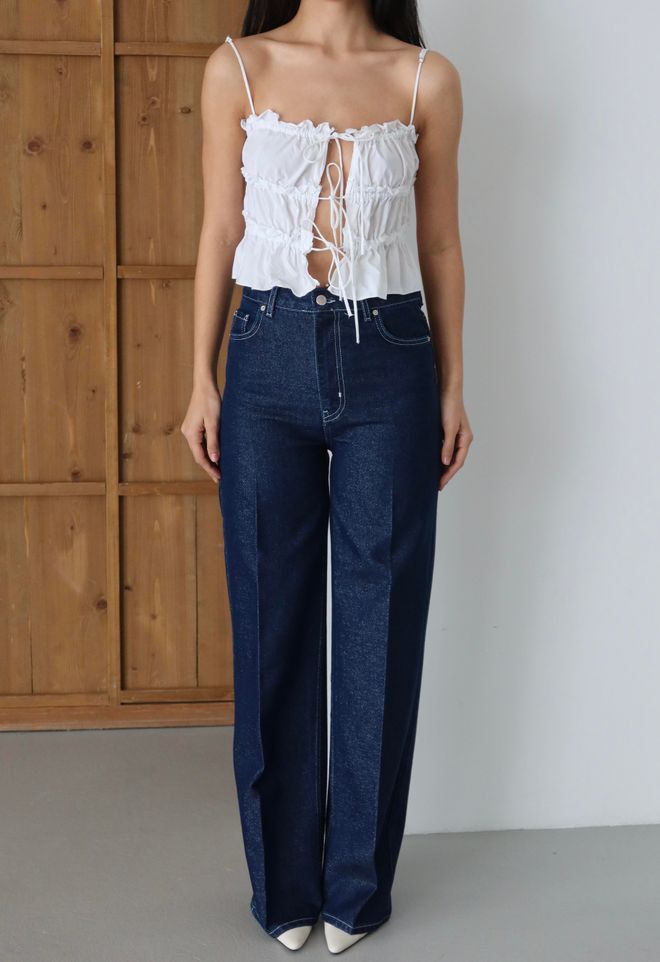 LACARINO Jeans Blu Casuale Annata Abbigliamento Di Strada Boho Retrò Abbigliamento all'ingrosso Casuale