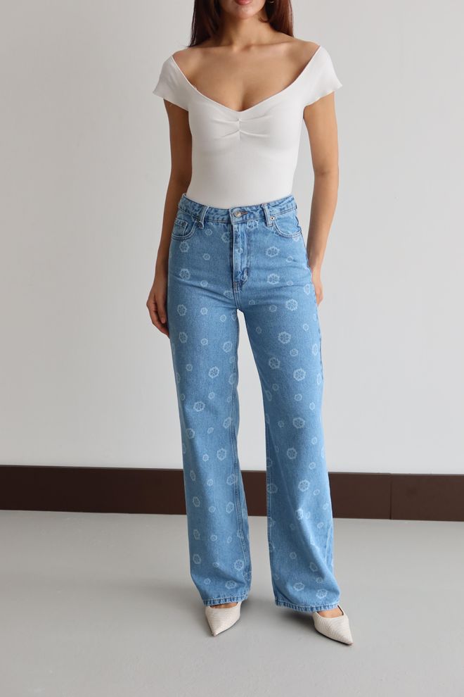 LACARINO Vaqueros Azules De Mamá Cintura Alta Abotonado Casual Vintage Ropa al por mayor Casual