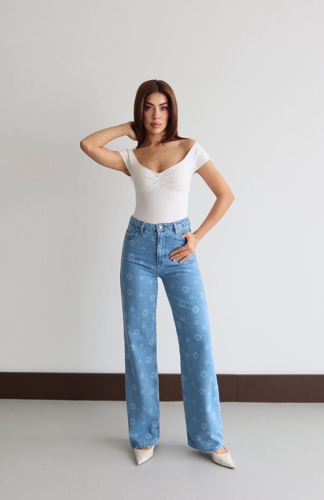 LACARINO Blue Mom Jeans High Waist Buttoned Casual Vintage Wholesale Clothing Vintage