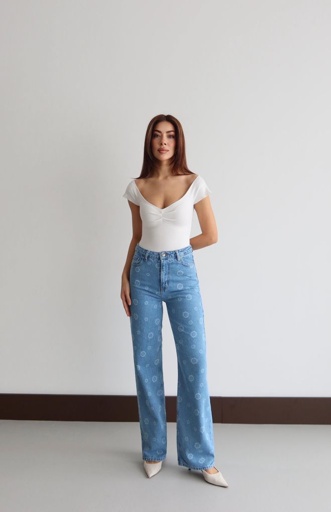 LACARINO Blue Mom Jeans High Waist Buttoned Casual Vintage Wholesale Clothing Lounge