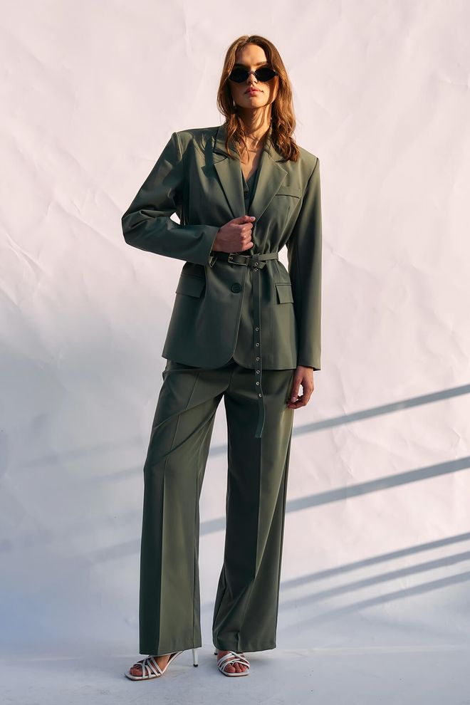 Lefon Viengubos Plisuotos “Palazzo” Kelnės Didmeninė prekyba drabužiais Išleistuvės