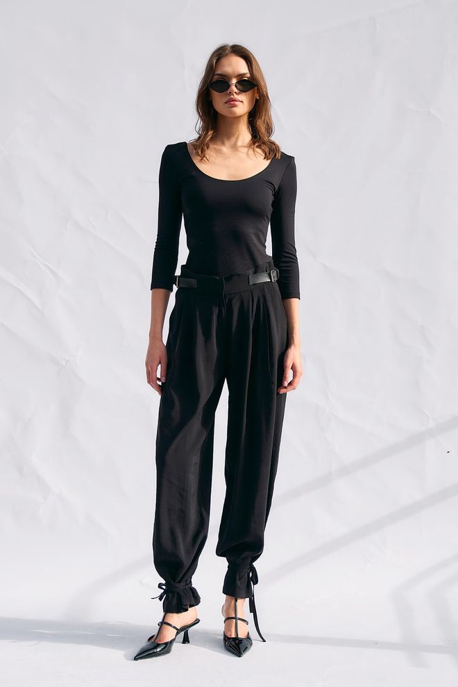 Lefon Detaljne Hlače S Kopčom Za Remen Veleprodaja odjeće Ležerni