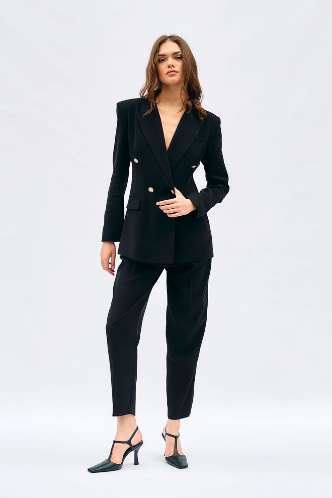 Lefon Prednje Plisirane Hlače Od Mrkve Veleprodaja odjeće Formalni