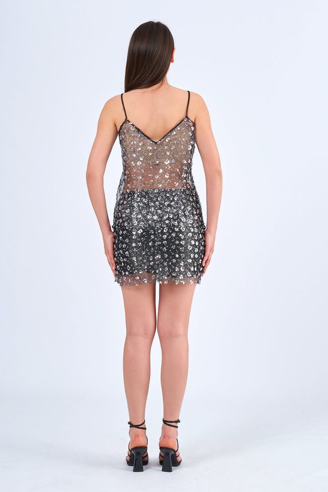 Lefon Slim Hanger Stone Blouse Black Wholesale Clothing Evening