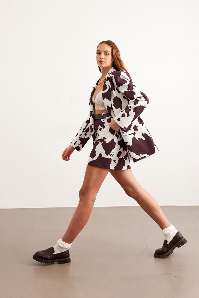 Levure Polka Dot Wadding Jacket Patterned Multicolor Wholesale Clothing 2