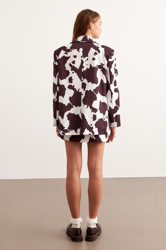 Levure Polka Dot Wadding Jacket Patterned Multicolor Wholesale Clothing Fall