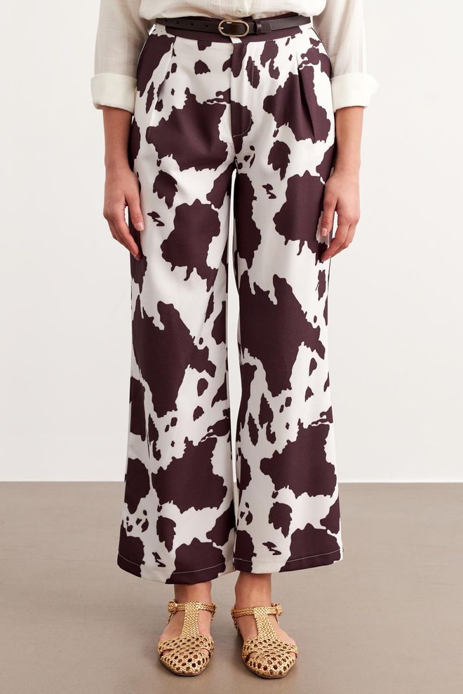Levure Polka Dot Print Pants Multicolor Wholesale Clothing No Fabric