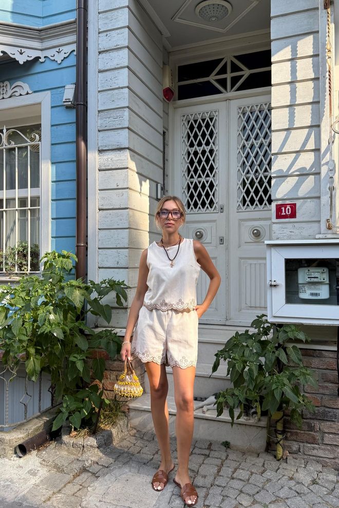Levure Camicetta Beige Casual Boho Con Maniche Ad Aletta Abbigliamento all'ingrosso Casuale