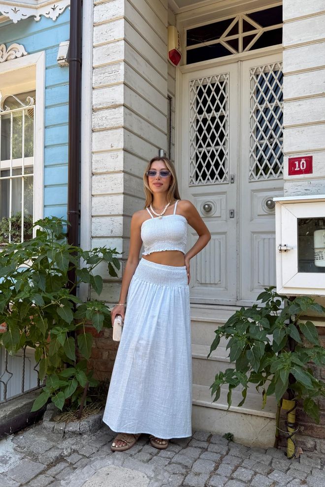 Levure Camicetta Bianco Casuale Sexy Boho Abbigliamento all'ingrosso Casuale