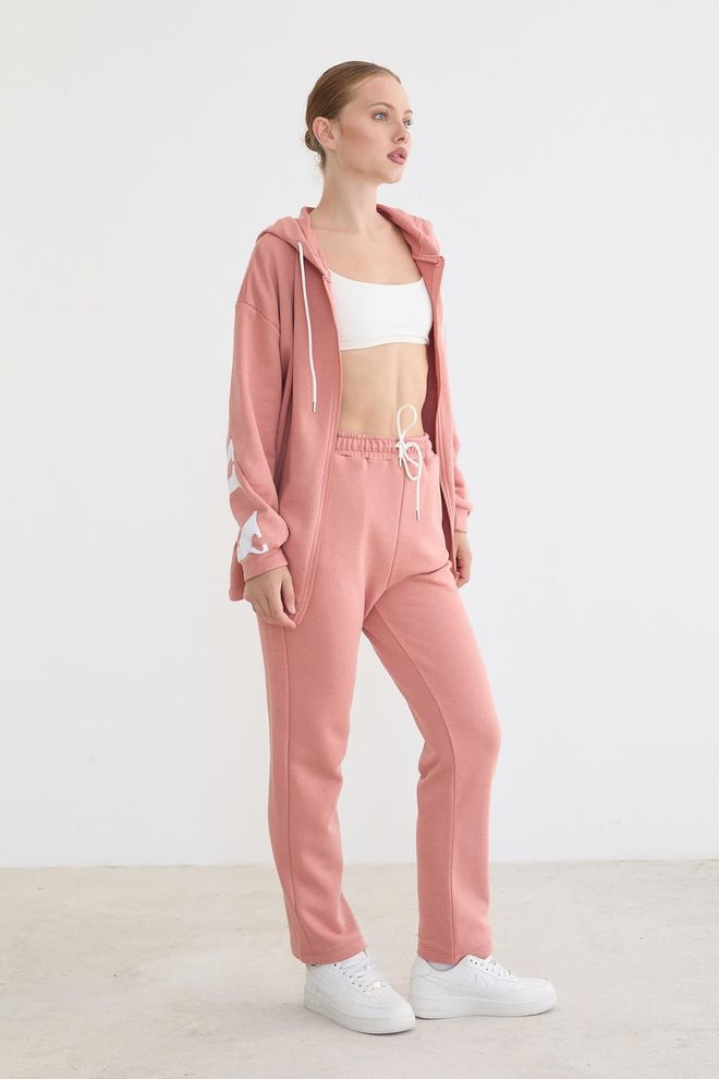 Levure Pink Casual Sport Jogger Pants Wholesale Clothing Lounge
