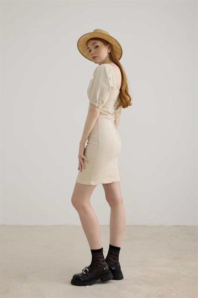 Levure Mini robe Colorée À Manches Pastèque Stone Vêtements en gros Pas de tissu