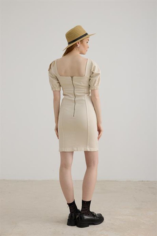 Levure Mini robe Colorée À Manches Pastèque Stone Vêtements en gros Été