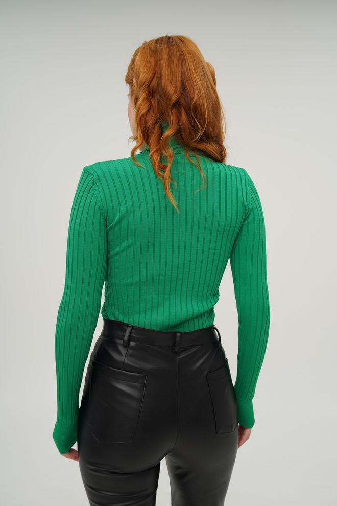 Lustrin Turtleneck Ribbed Detail Wholesale Knitwear Benetton Sweater Wholesale Clothing 4