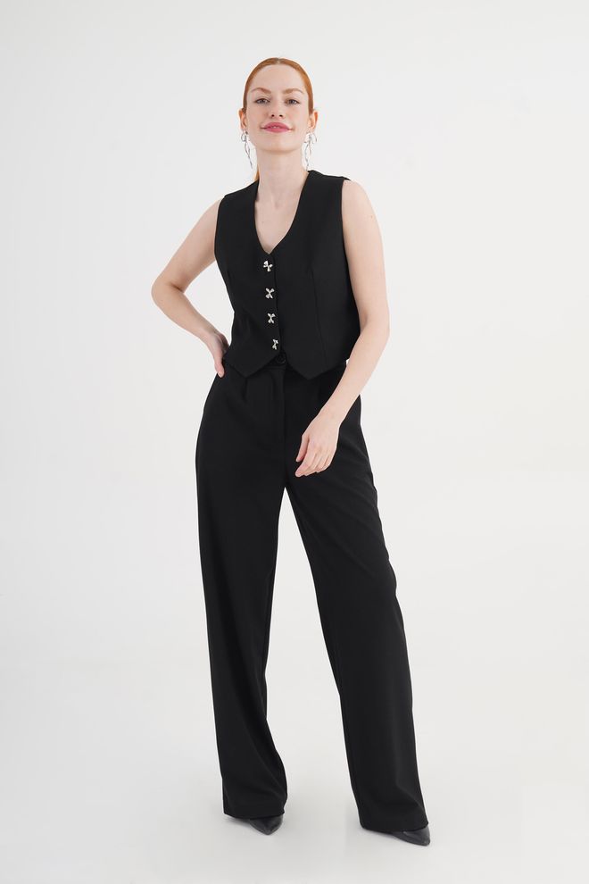 Lustrin Conjunto Negro Elegante Formal Ropa al por mayor Formal