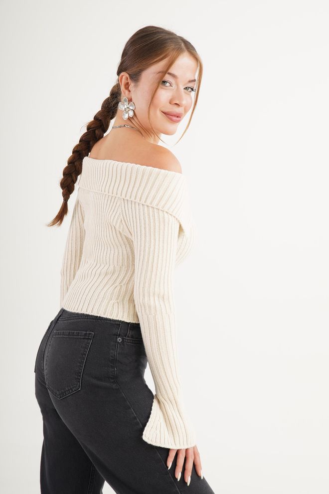 Lustrin Beige Slim Fit Sexy Casual Elegant Cardigan Wholesale Clothing Work