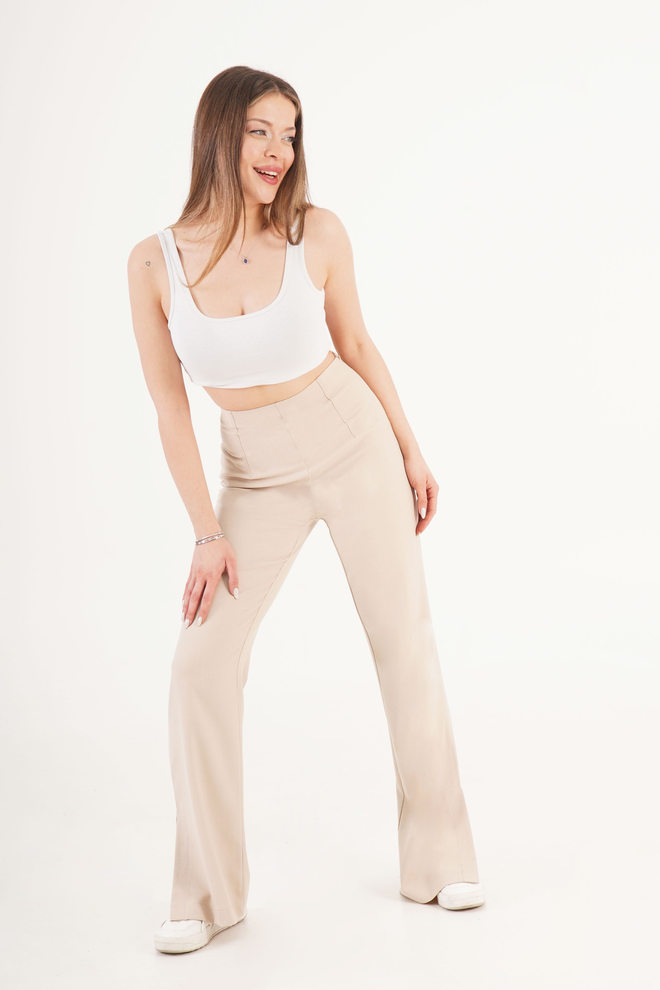 Lustrin Smėlio Aptempti Kelnės Didmeninė prekyba drabužiais Vasara