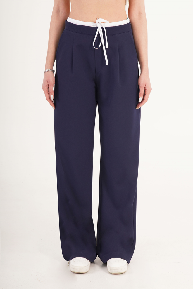 Lustrin Juosmens Dvigubos Juostos Tamsiai Didmeninės Kelnės Didmeninė prekyba drabužiais 0