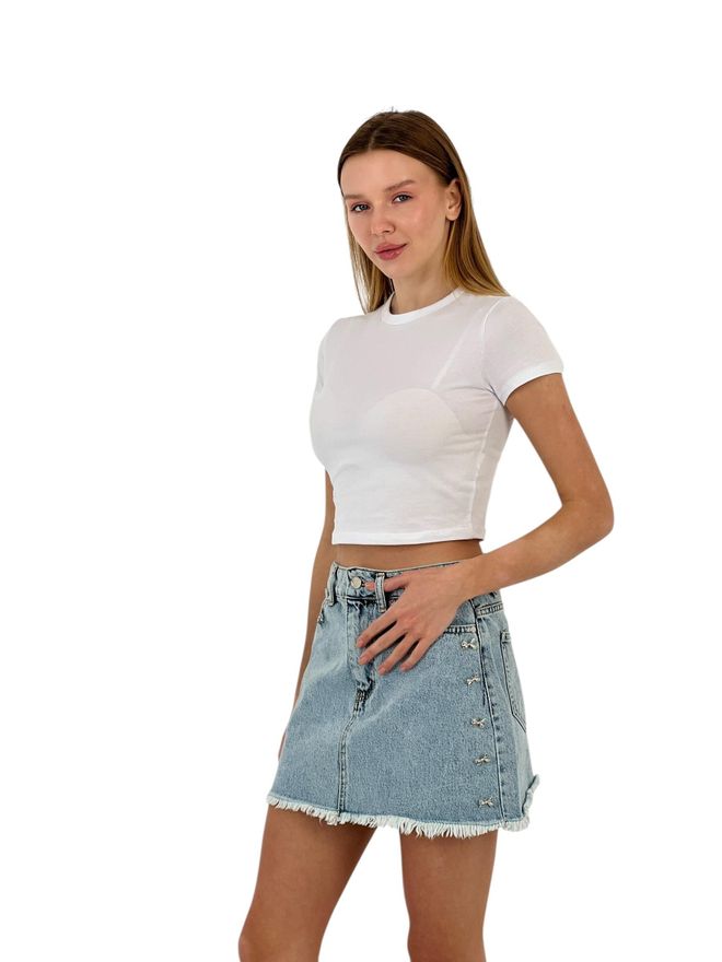MISS POEM Tee shirt Vêtements en gros Décontracté