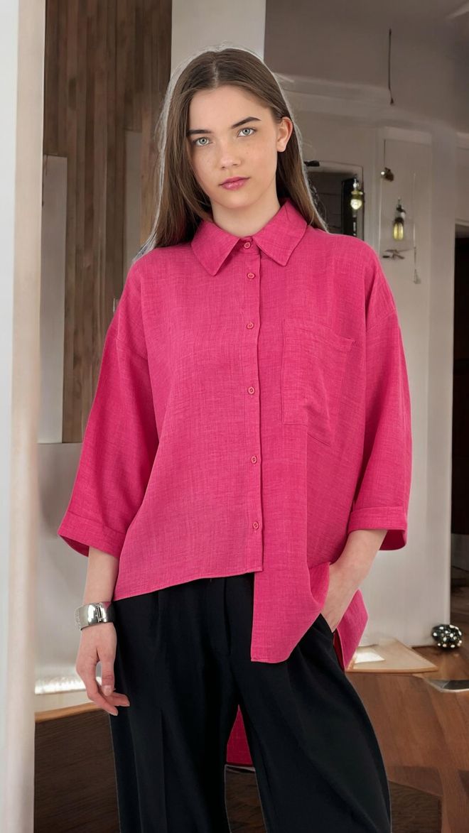 MISS POEM Vystrihnutá Košeľa S Výrezom Veľkoobchod s oblečením Neformálny